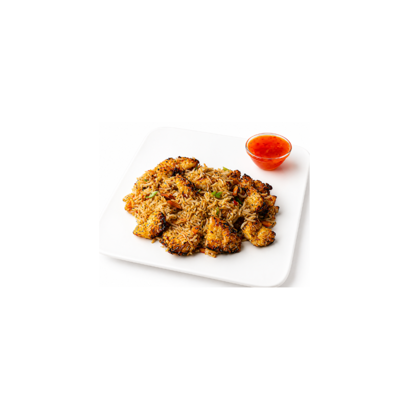 Mix rice shrimp