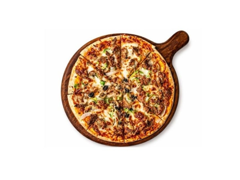 Beef pizza