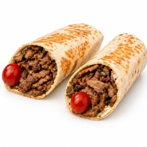 Beef shawarma wrap