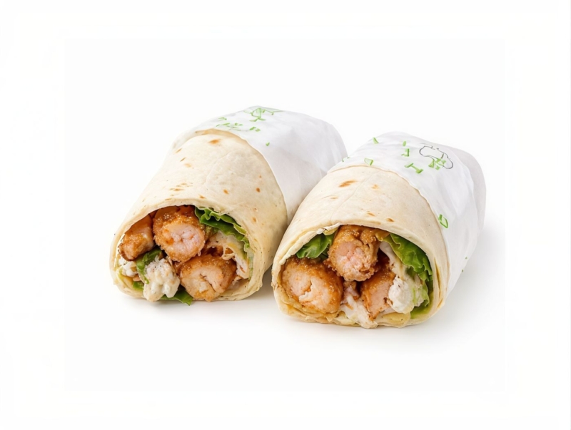 Buffalo crispy chicken wrap