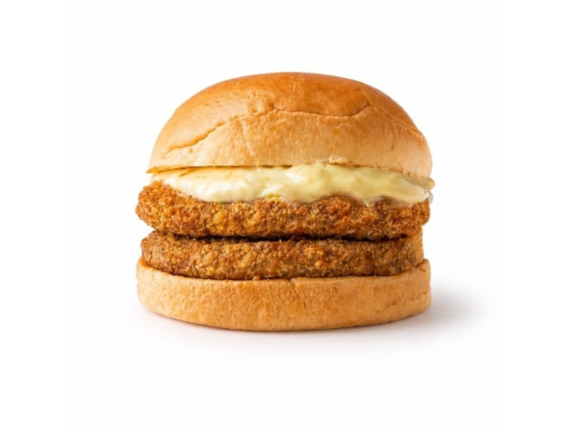 Double chicken burger