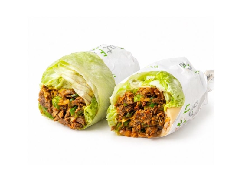 Lettuce beef wrap