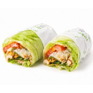 Lettuce chicken wrap