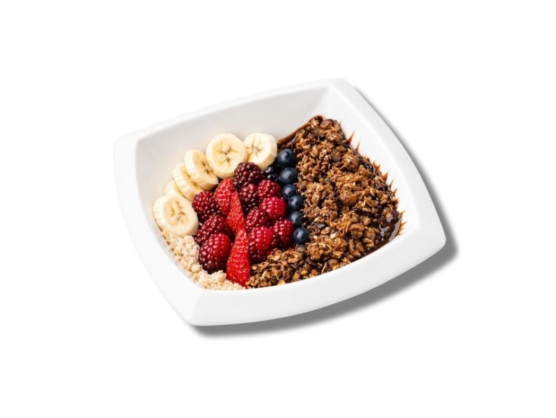 Oats and fruits
